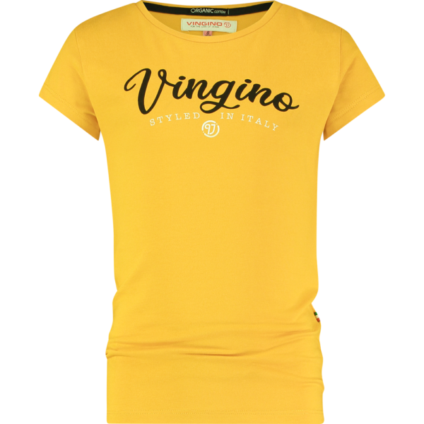 VINGINO Mädchen organic T-Shirt gelb