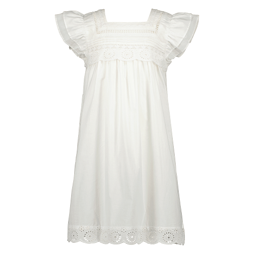 VINGINO Mädchen Kleid PAVIA real white